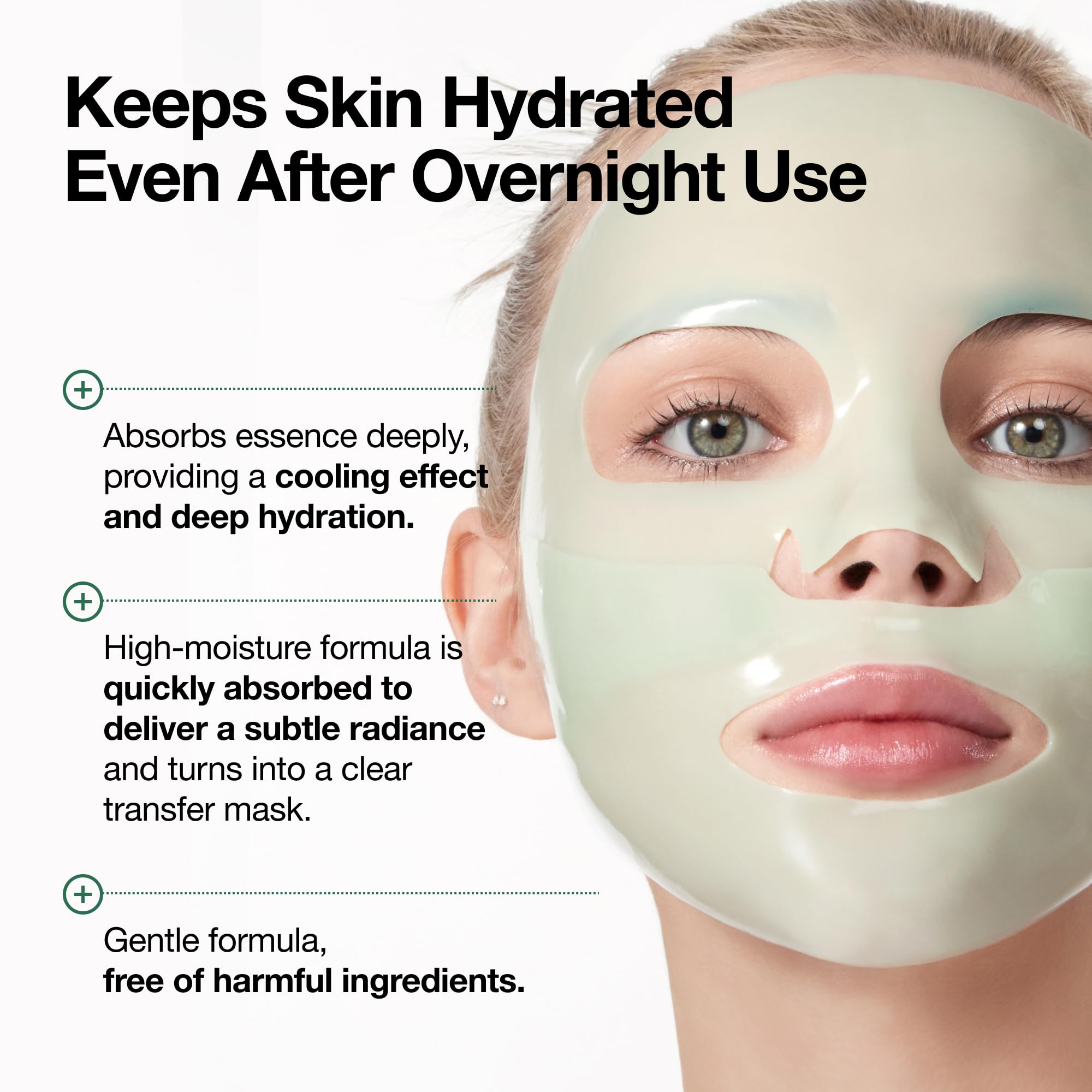 ANUA Rice 70 Glow Collagen Mask, Overnight Face Mask for Glass Skin, Ceramide, Collagen Facial Mask, Skin Moisture Barrier, Tightening Care, Natural Color, Korean Skincare, 1.34 oz/4ea